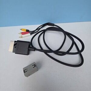 Genuine Official OEM Microsoft XBOX 360 Composite AV Cable X821376-002, 6 FT